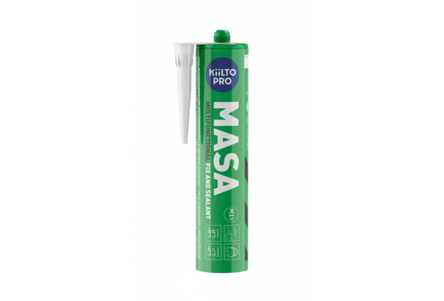 Kiilto Masa liimi- ja tihendusmass helehall 290ml